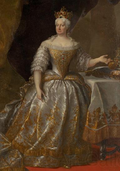 unknow artist Portrait of Elisabeth Christine von Braunschweig-Wolfenbuttel